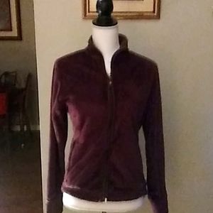 Dakini fleece jacket  brown size medium zipper